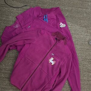 Figs Magenta Unicorn Jacket